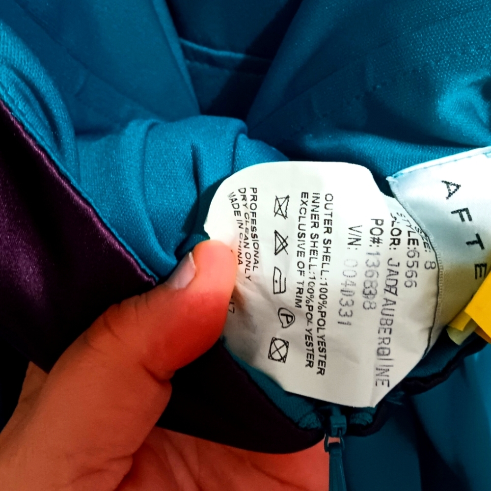 After bridesmaid dress